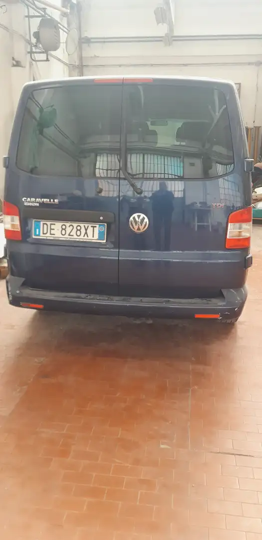 Volkswagen T5 Caravelle 2.5+tdi+Highline+174cv Azul - 2