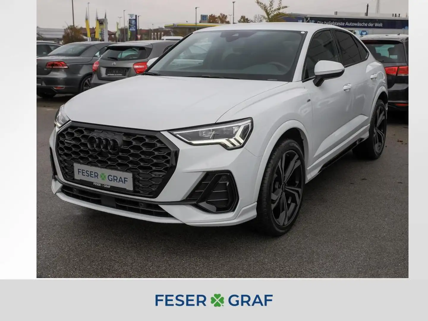 Audi Q3 Sportback 40 TFSI qu. 2x S line AHK Navi RüKa Blanc - 1