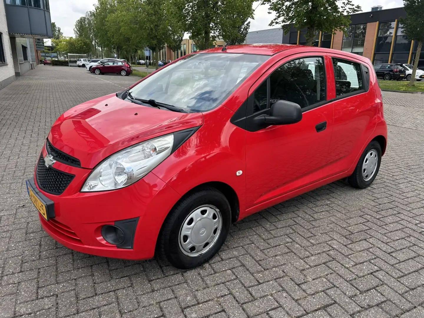 Chevrolet Spark 1.0 16V LS Bi-Fuel BENZINE/LPG AIRCO NAP! Rood - 1