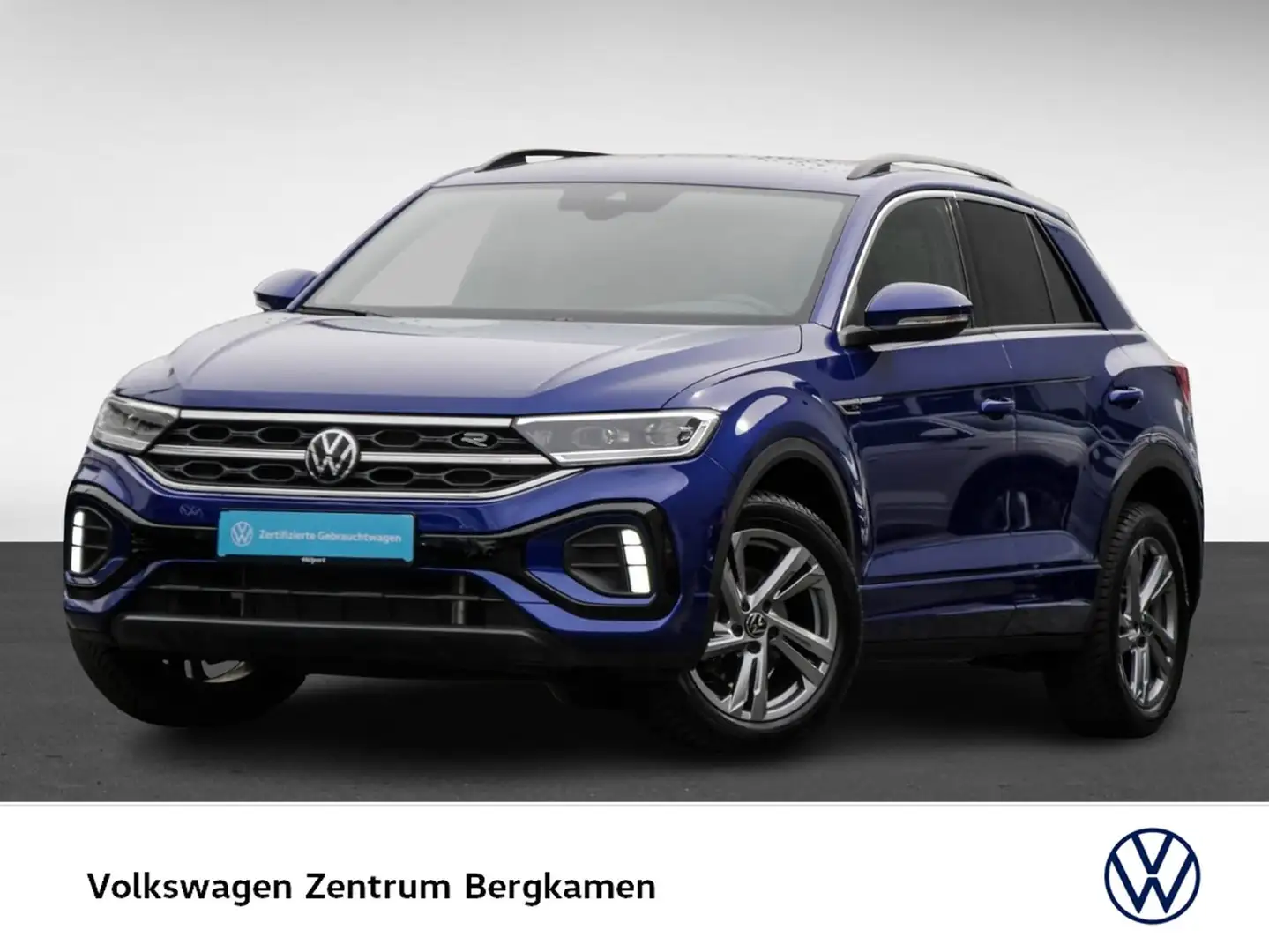 Volkswagen T-Roc 1.0 R-LINE STANDHZ. AHK ACC LM17 E-KLAPPE Blau - 2