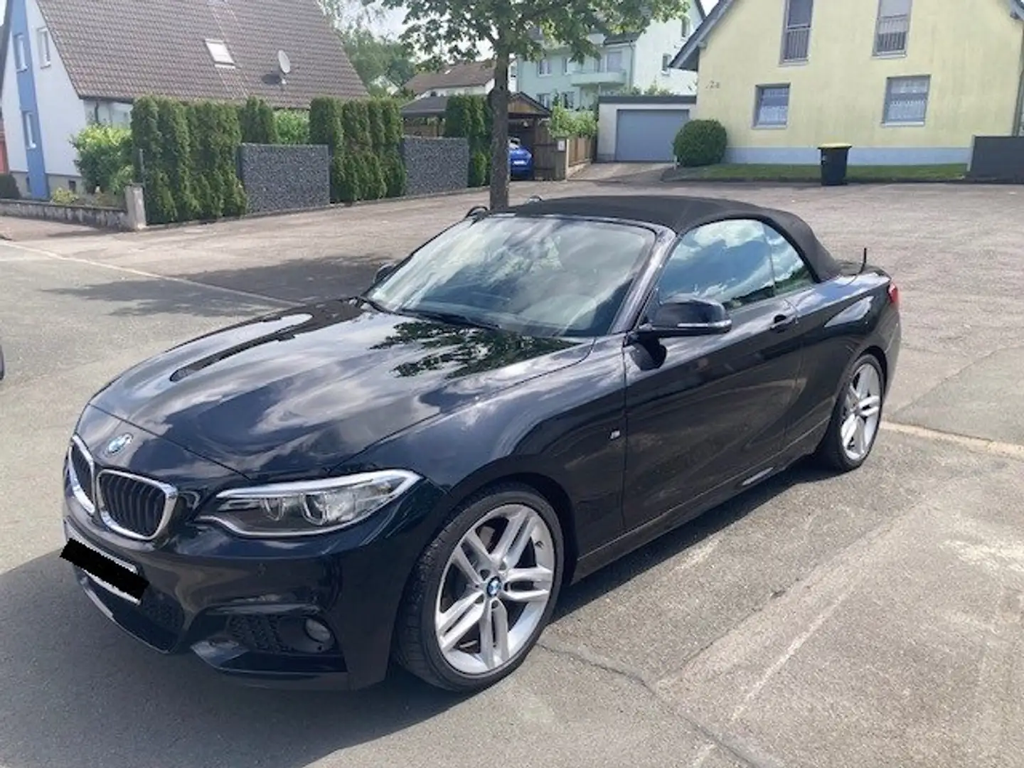 BMW 220 220d Cabrio Aut.M Sport Чорний - 2