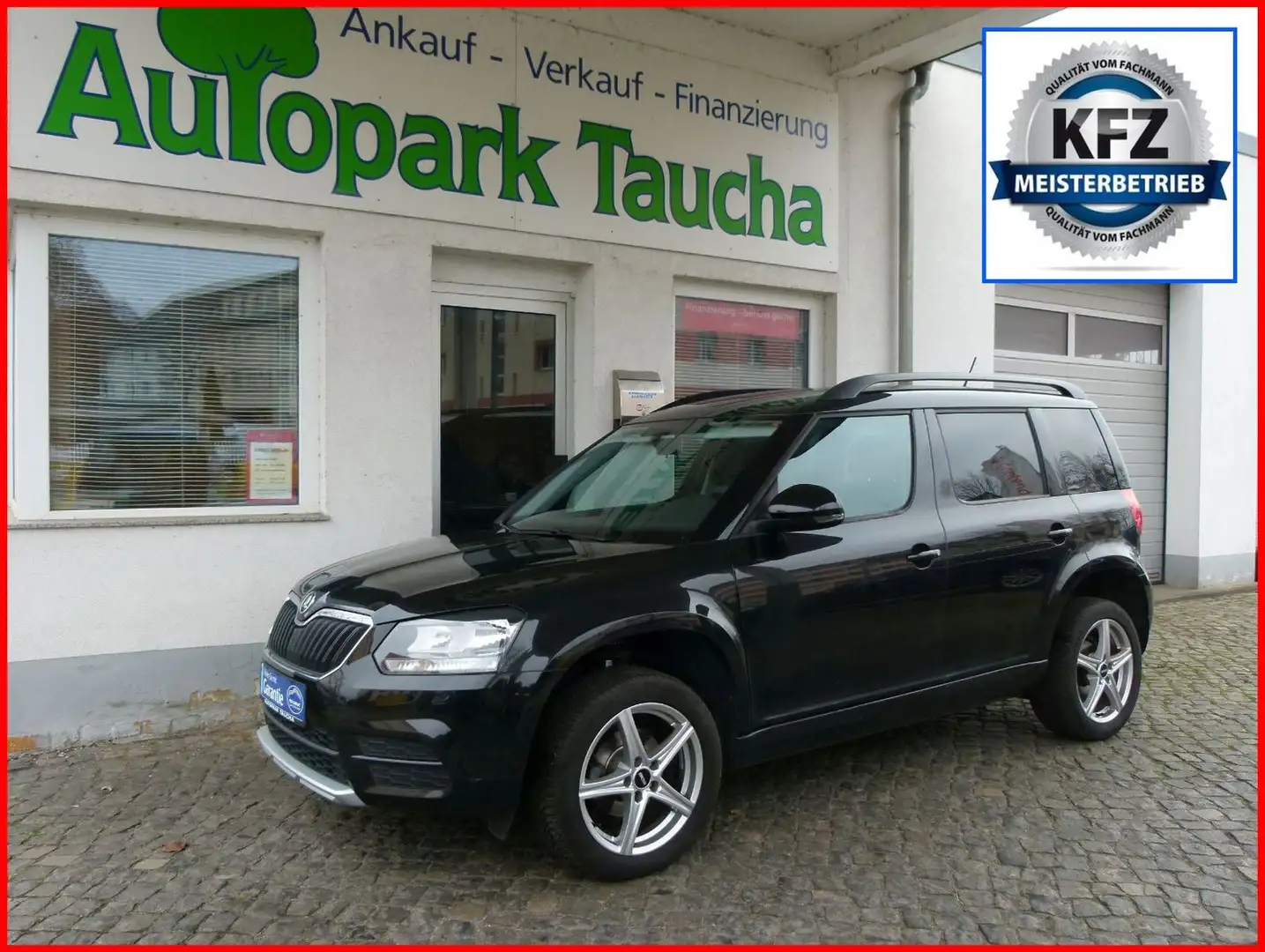 Skoda Yeti TSI 1.Hand Klima Allwetter HU 2027+GARANTIE Schwarz - 1