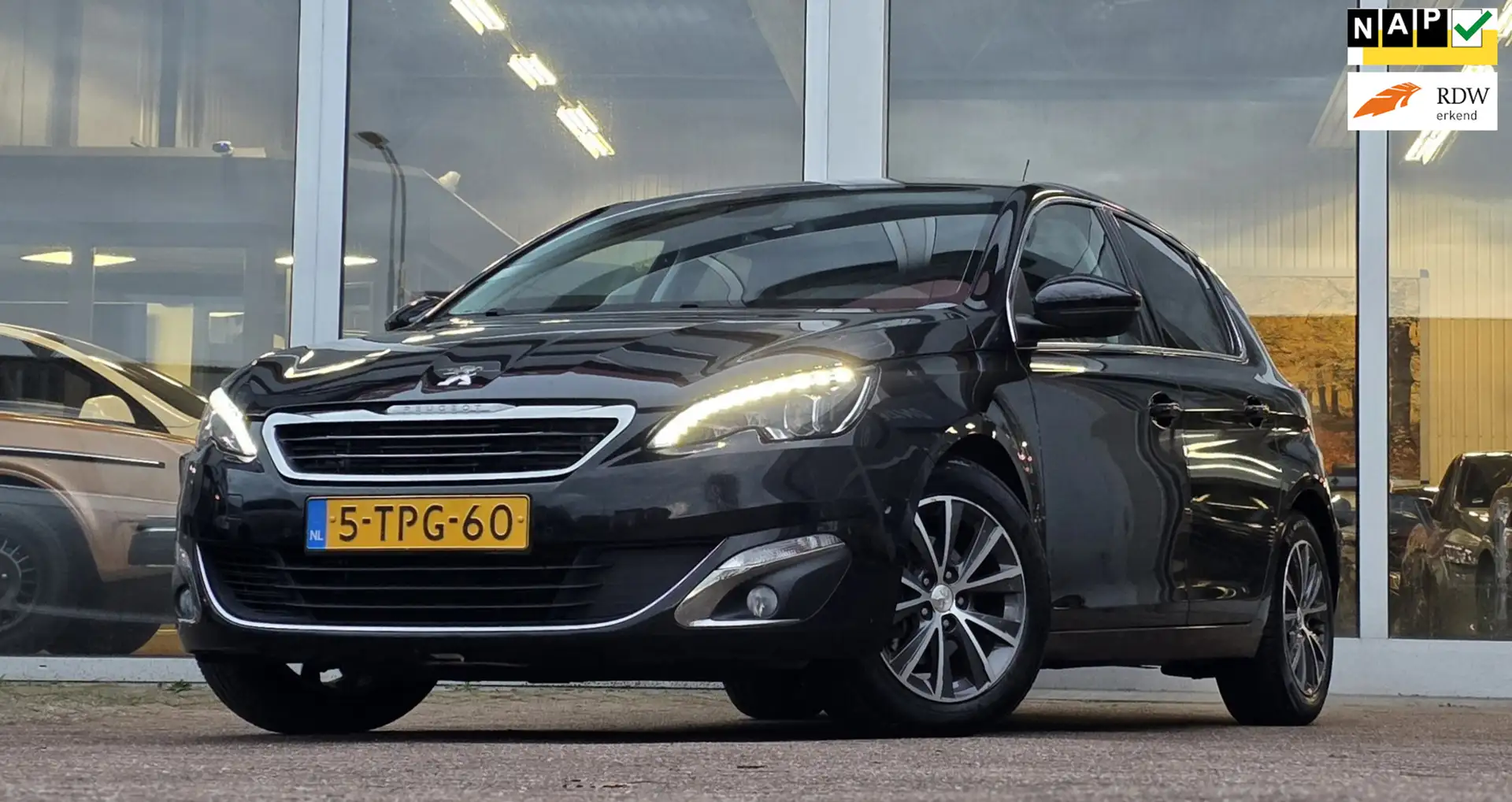 Peugeot 308 1.6 THP Allure 100% onderhouden Denon Audio Cruise Noir - 1