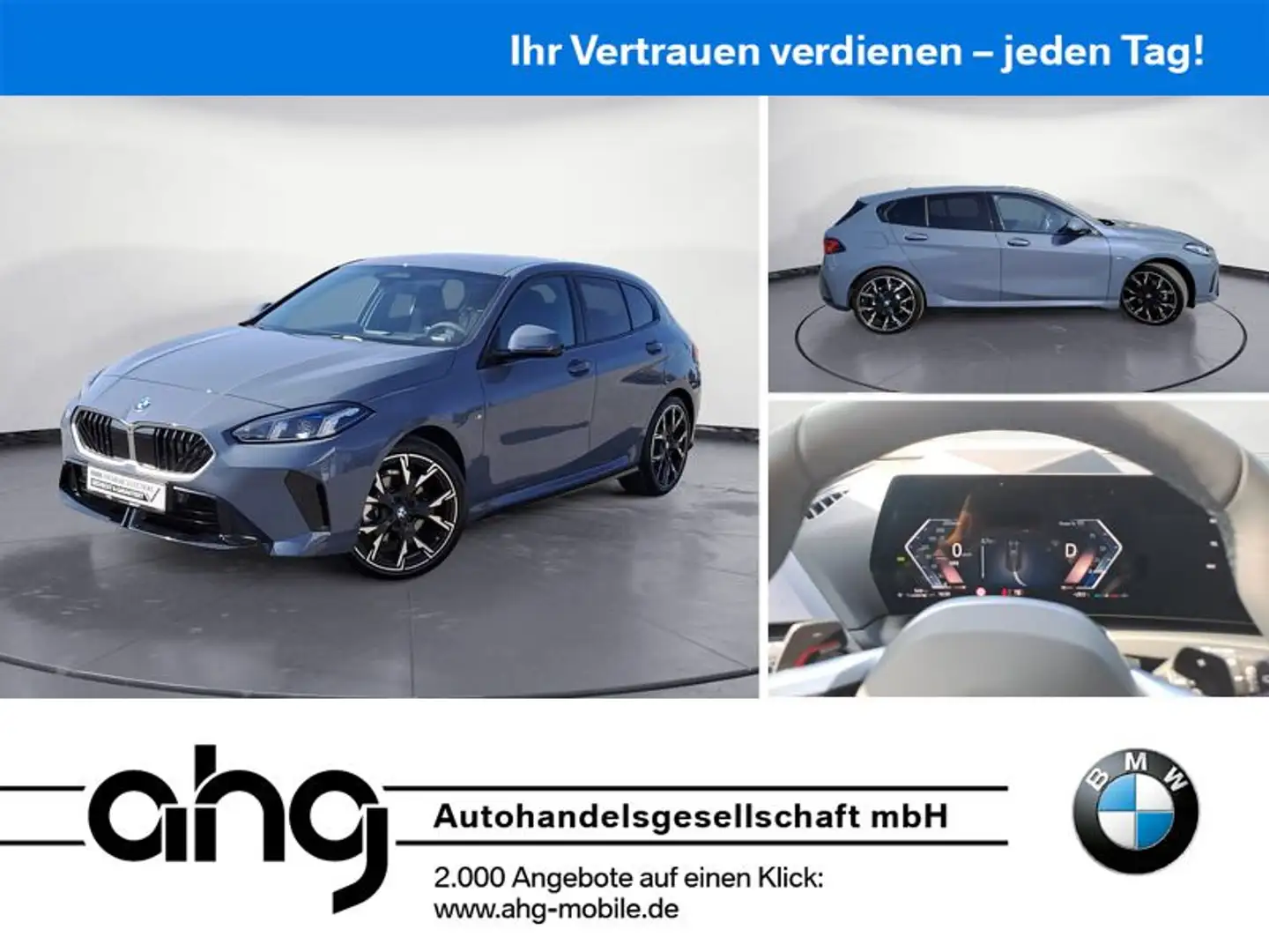 BMW 120 Steptronic Top Ausstattung Grau - 1