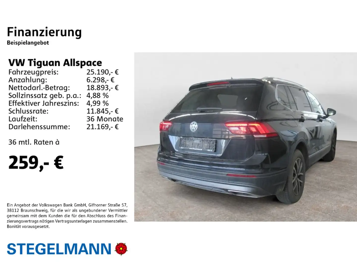 Volkswagen Tiguan Allspace 1.5 TSI Comfortline 7-Sitzer *Na Schwarz - 2