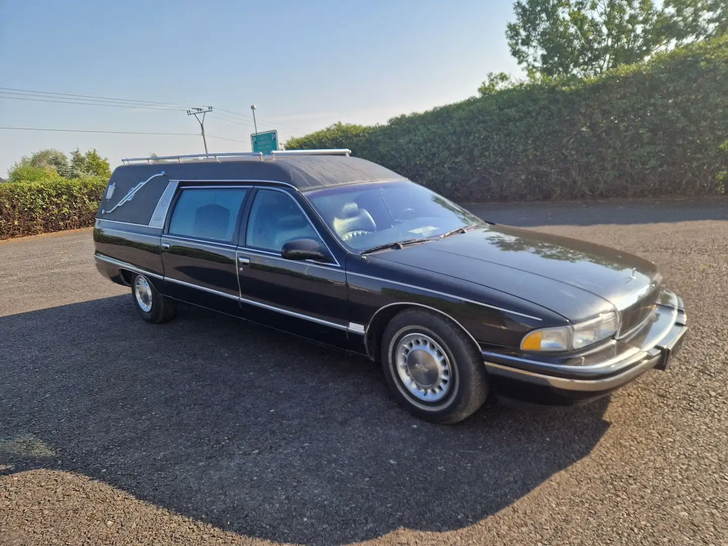 Buick Roadmaster Bestattungswagen Leichenwagen  Miller Schwarz - 2