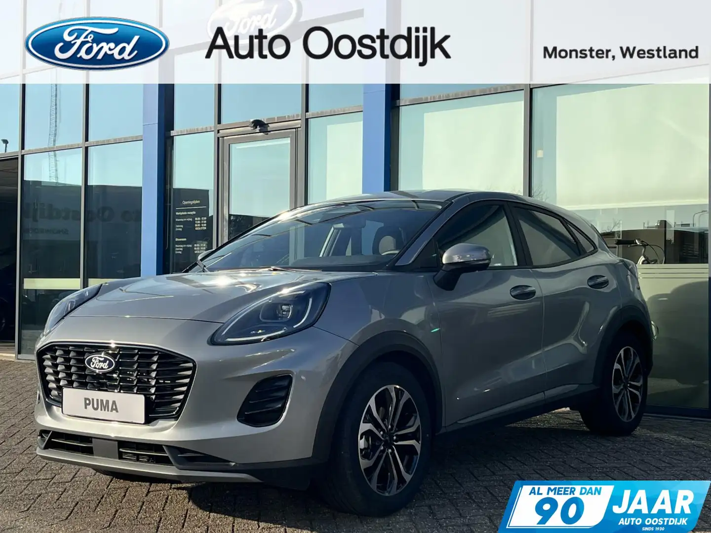 Ford Puma 1.0 EcoBoost Hybrid Titanium NIEUW MODEL!!! 125PK Zilver - 1