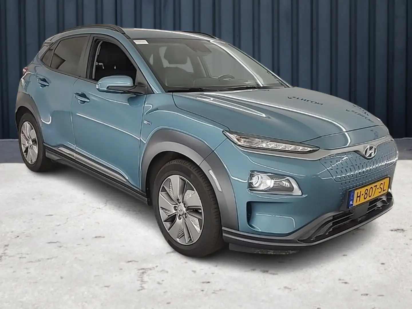 Hyundai KONA EV Premium 64 kWh (204 PK) 1e-Eig. & Keurig-Onderh Blauw - 2