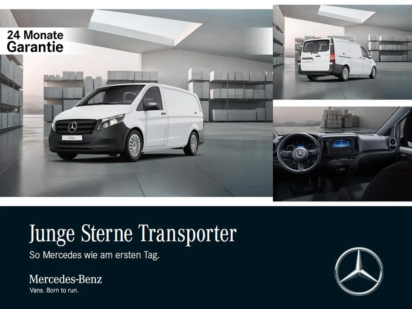 Mercedes-Benz Vito 116 CDI Kasten L Automatik Kamera Sitzhzg. Blanco - 1