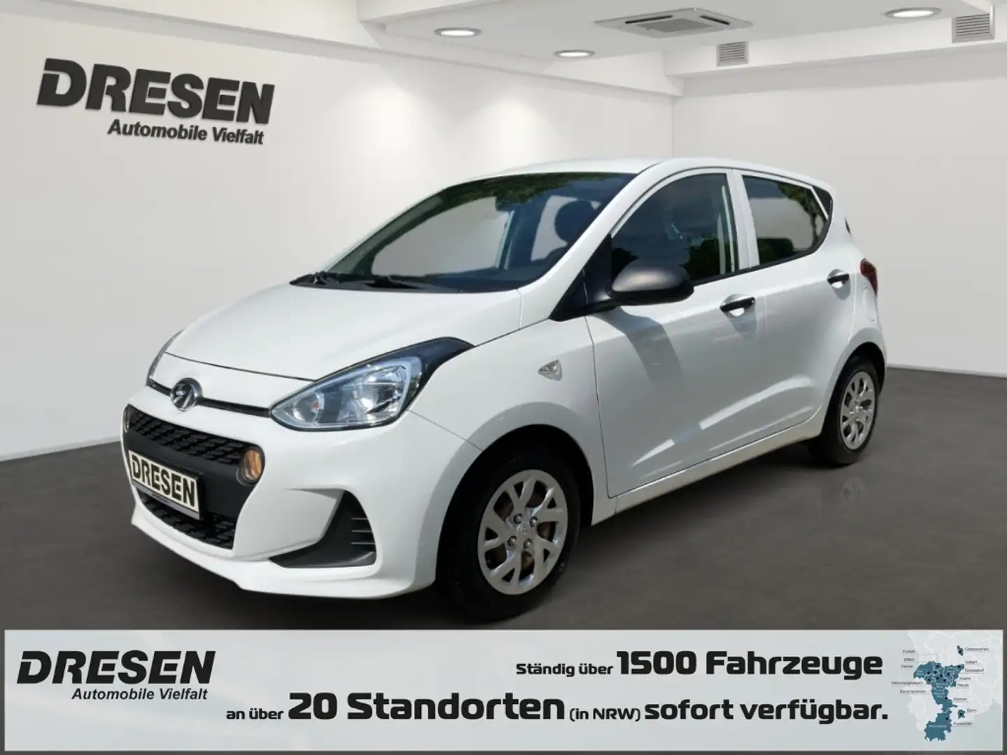 Hyundai i10 Select Klima Radio elek.Fensterheber Funkfernbedie Weiß - 1