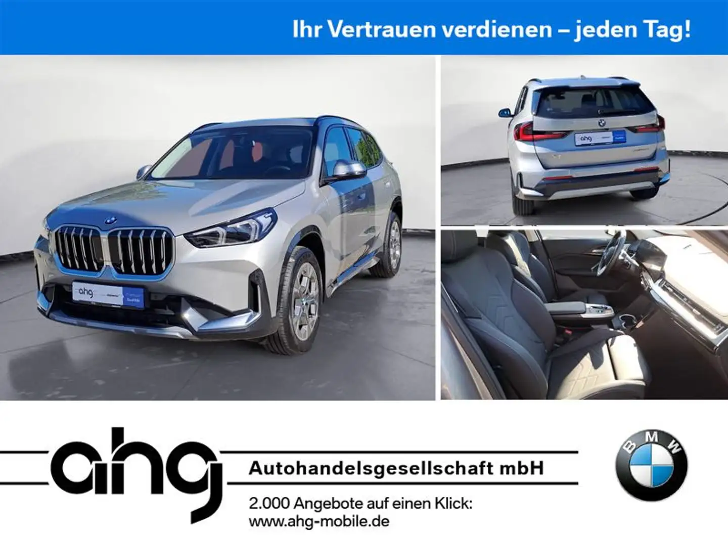 BMW X1 sDrive20d xLine *Navi*Aktivsitz*Kamera*Memory Silber - 1