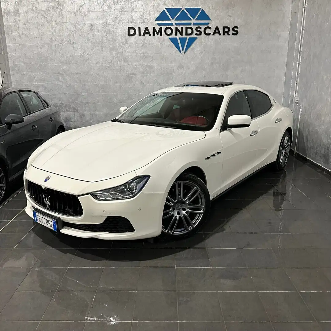 Maserati Ghibli V6 Diesel 275 CV Bianco - 1