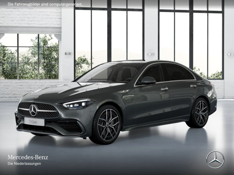 Mercedes-Benz C 180 AMG+PANO+360+BURMESTER+TOTW+KEYLESS+9G — photo 14