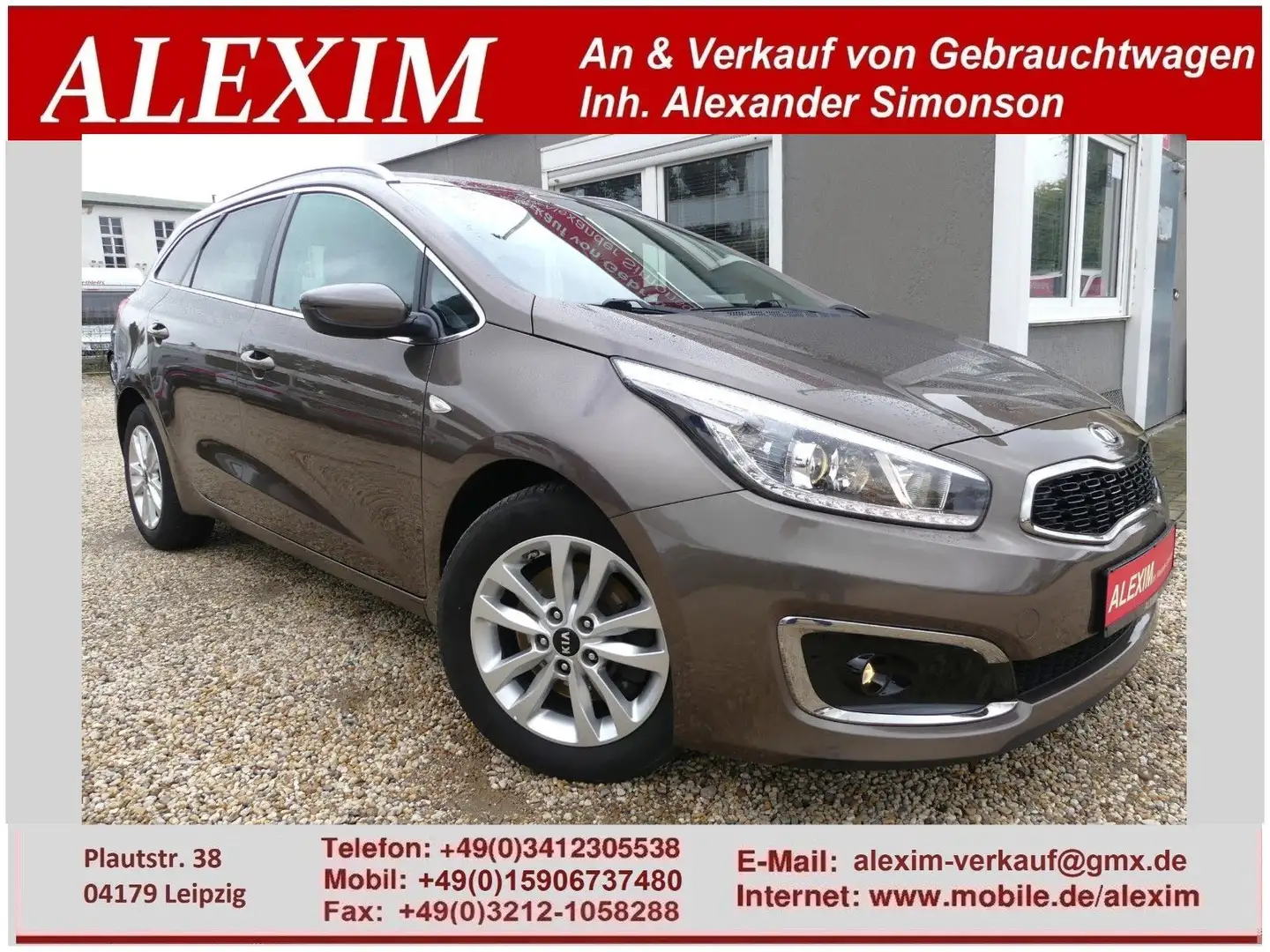 Kia Ceed SW / cee'd SW /Cam/Lenkradhei/SHZ/Navi/Tempo Gris - 1