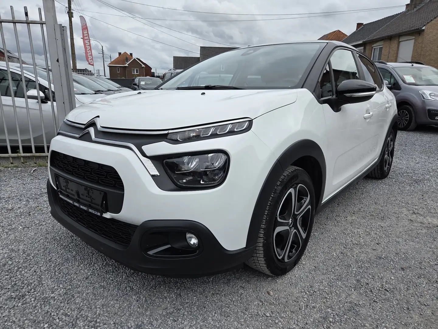 Citroen C3 1.2i☆1jOMNIGARANTI☆LED☆NAVI☆CRUISE☆CARPLAY☆PARKS A Blanc - 1