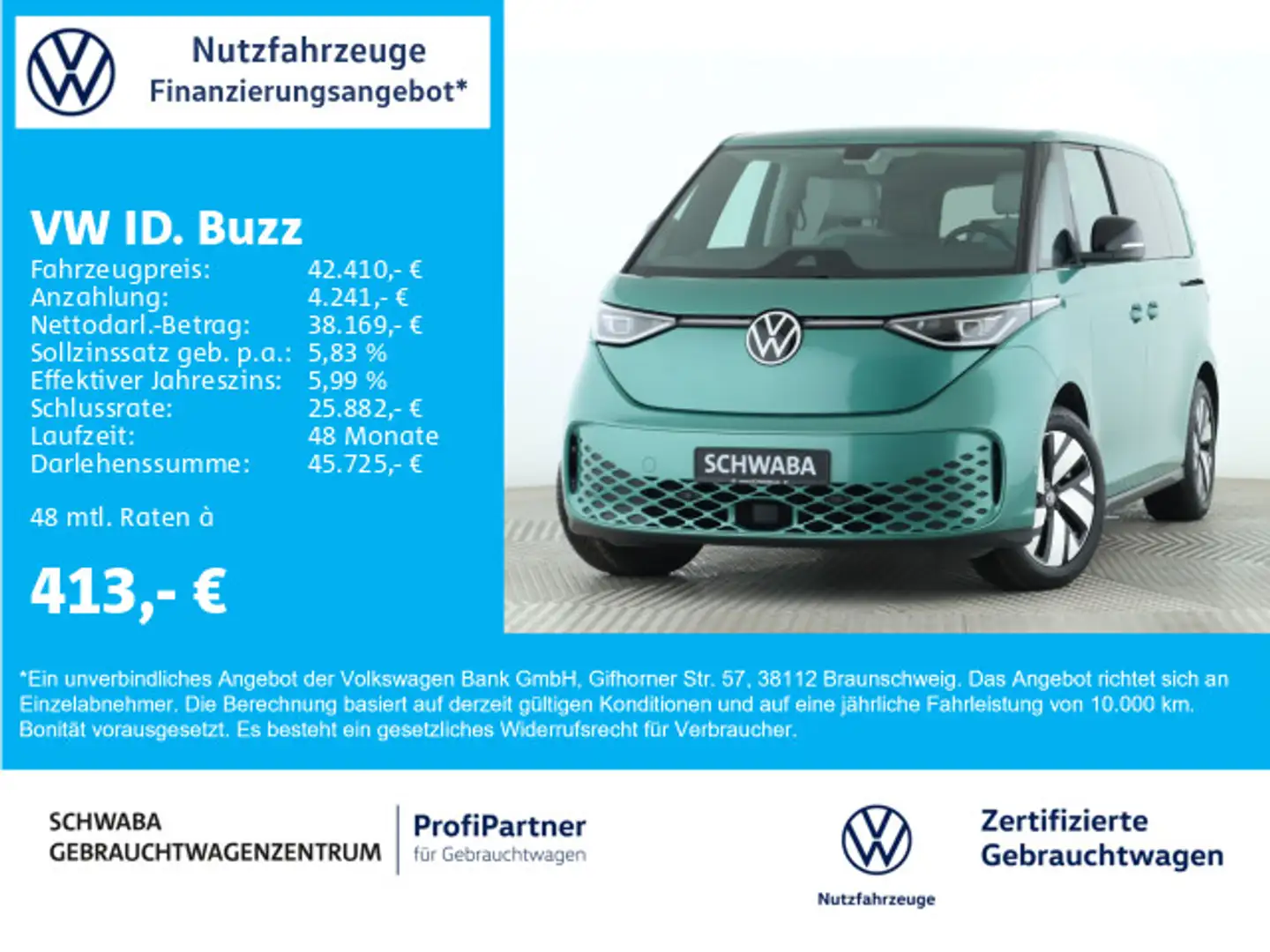 Volkswagen ID. Buzz Pro IQ.LIGHT*NAV*AHK*ACC*SIDE*LANE*19" Vert - 1