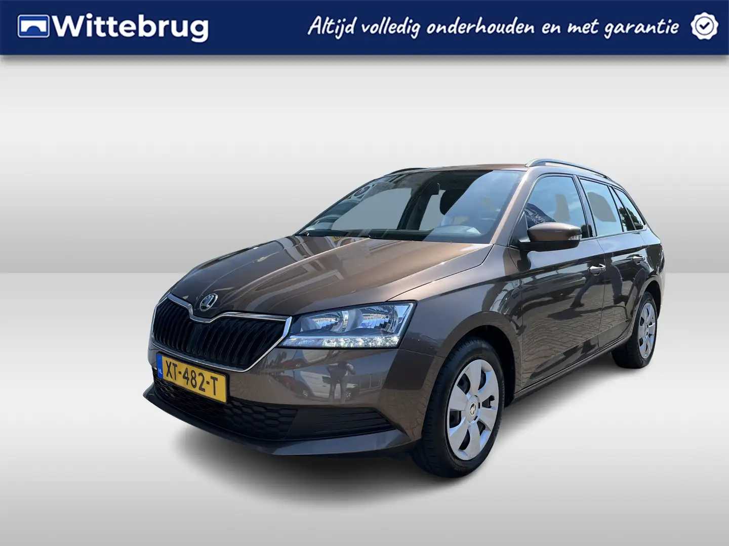 Skoda Fabia Combi 1.0 Active / 12.000 KM/ ZEER ZUINIG/ APP-CON Bruin - 1