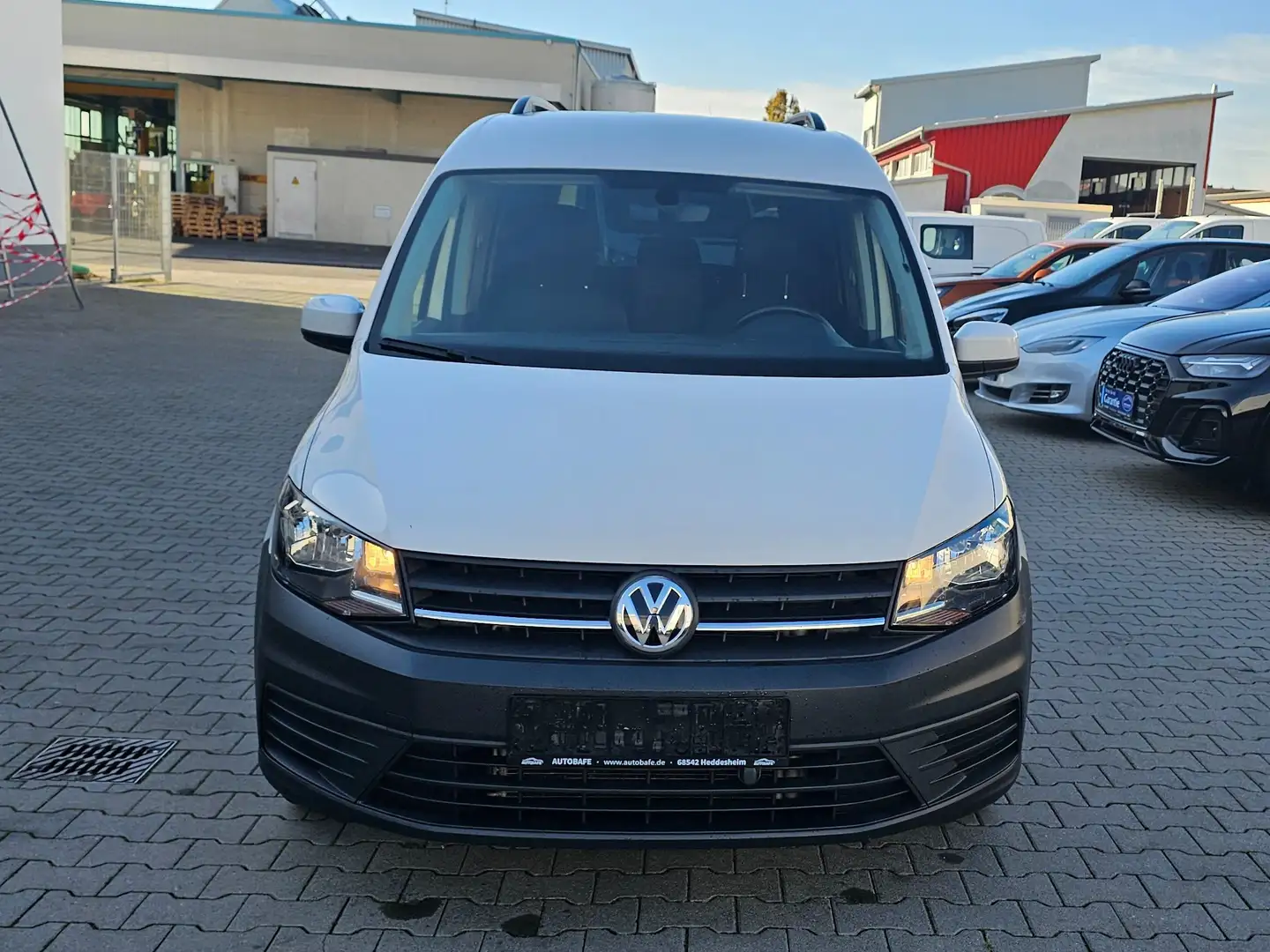 Volkswagen Caddy 2.0TDI 5 Sitzer*Automatik*1 HAND*KLIMA Blanc - 2