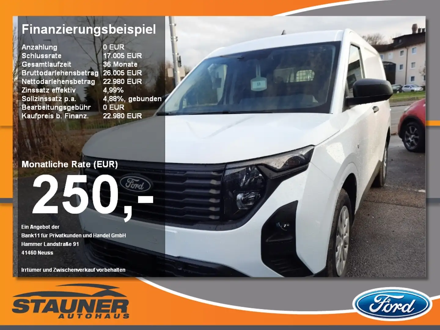 Ford Transit Courier 1.5 EcoBlue Trend PDC RFK Blanc - 1