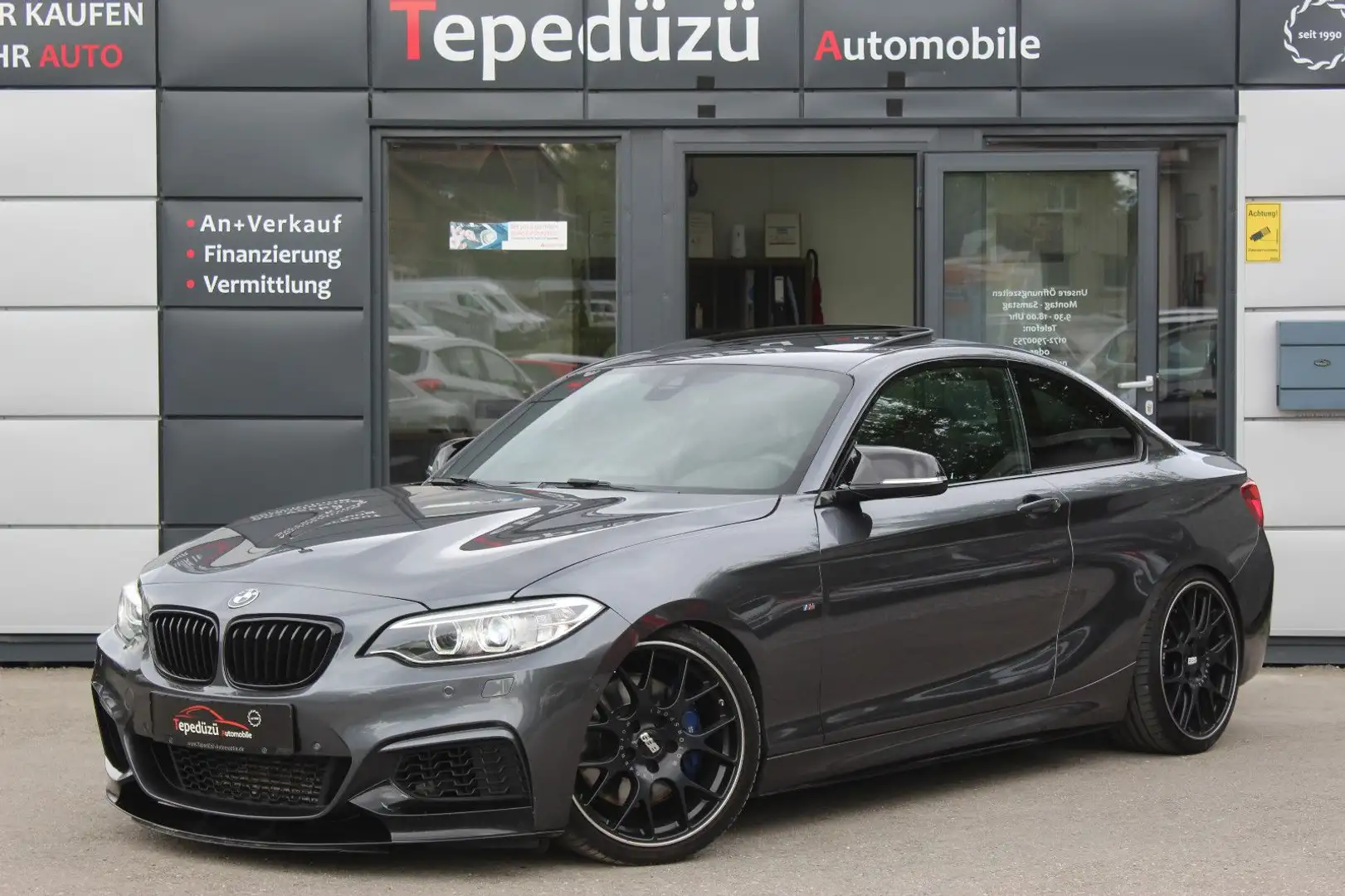 BMW 235 i xDrive*KW*19"BBS*XEN*NAVI*KEYLES*SHD*H&K* Gris - 1