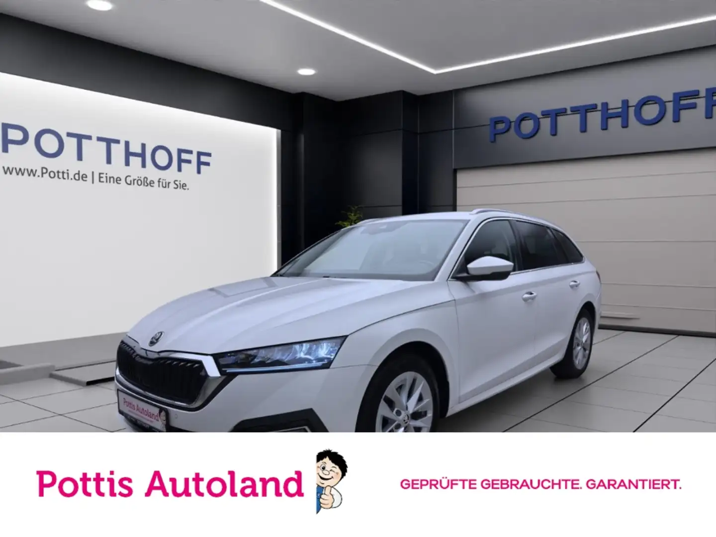 Skoda Octavia Combi 2.0 TDI DSG STYLE NAVI ACC SITZHZG LED Weiß - 1