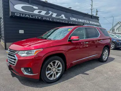 Red 2019 Chevrolet Traverse SUV / Crossover Four-Wheel Drive 9-Speed Automatic