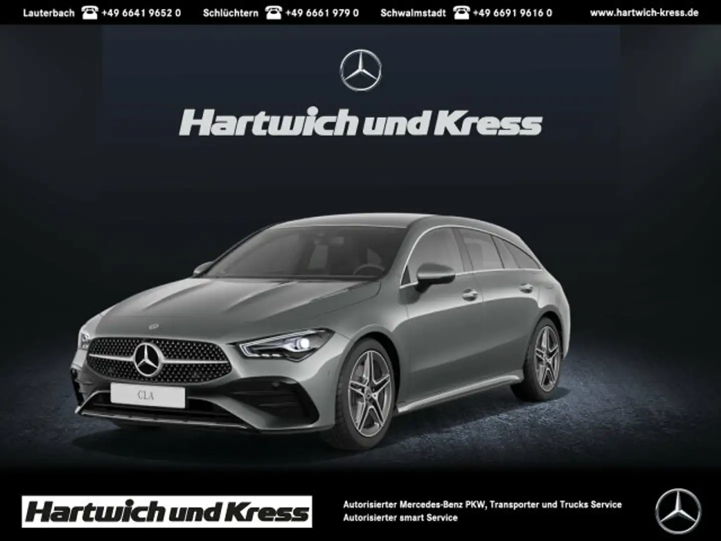 Mercedes-Benz CLA 200 CLA 200 Shooting Brake AMG Line+Burmester+Kamera+Ambiente+AMG-Leder Grau - 1