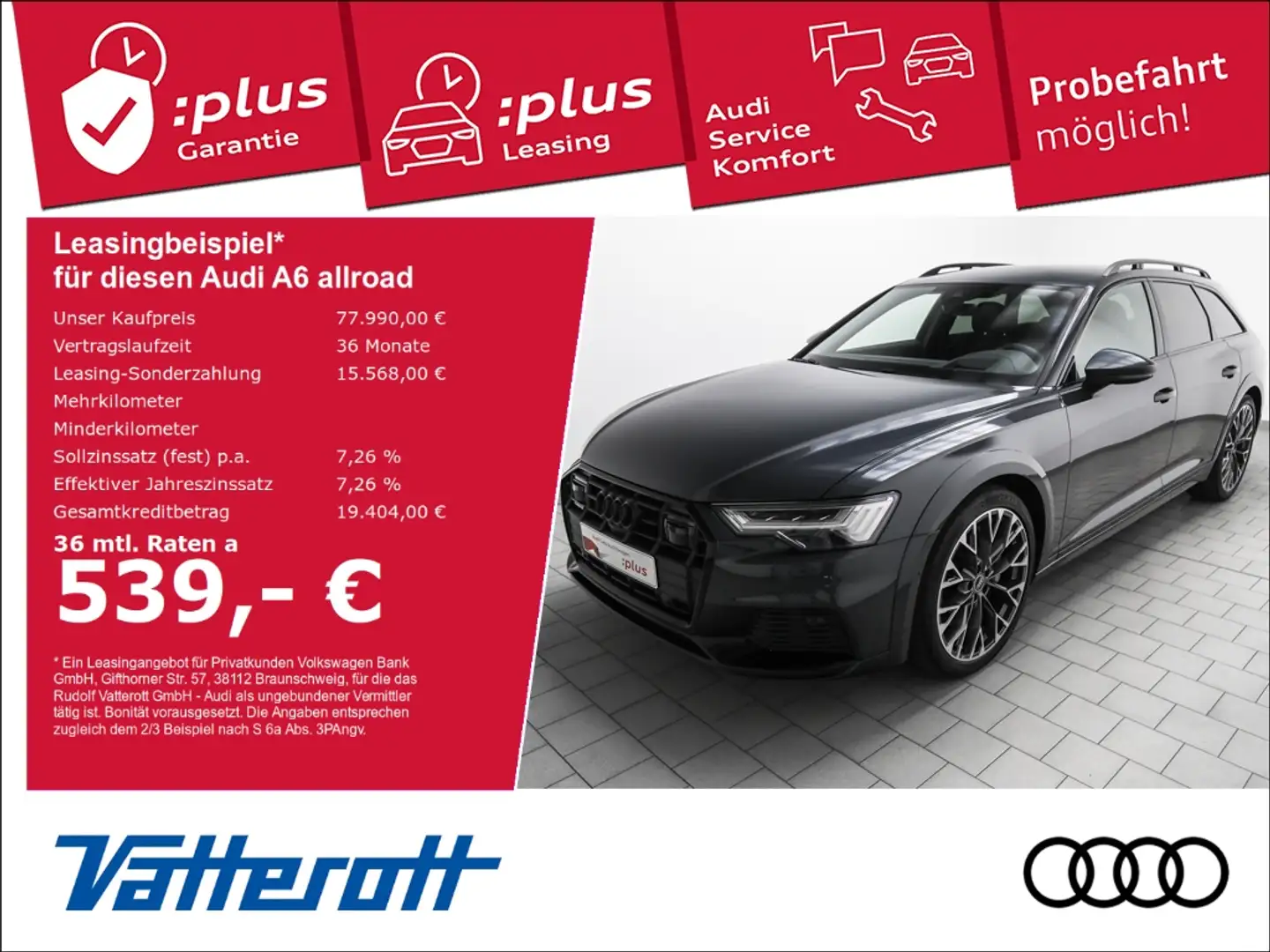 Audi A6 allroad quattro 55 TDI AHK HDMatrix B&O HUD Gris - 1