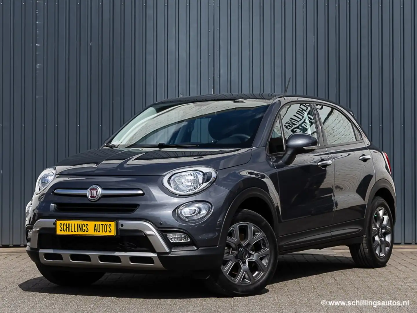 Fiat 500X 1.4 Turbo Cross M-AIR Automaat Navi Airco-Ecc 67.0 Gris - 1