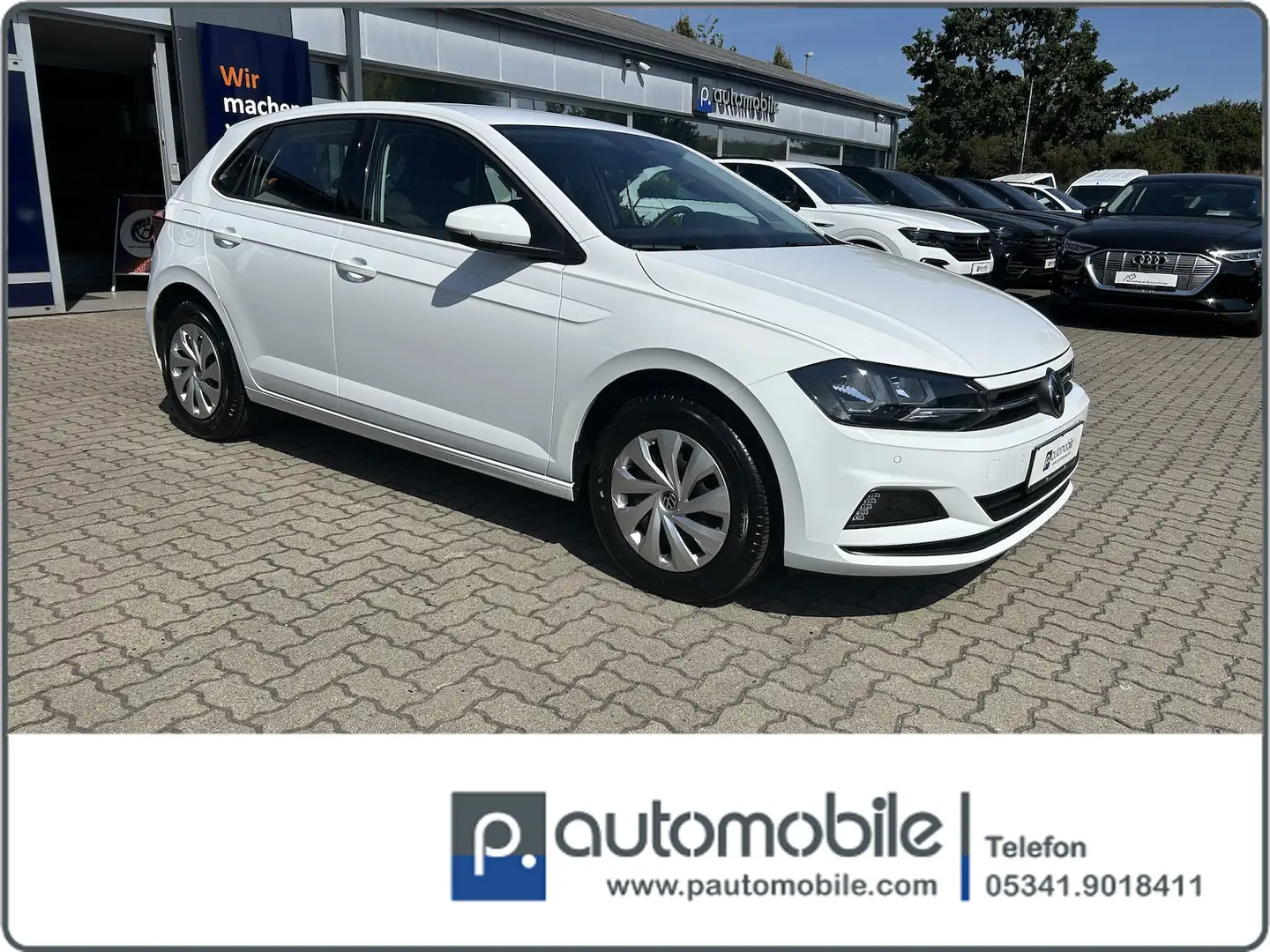 Volkswagen Polo 1.0 TSI Comfortline*KLIMA*PDC*BT* Blanc - 1