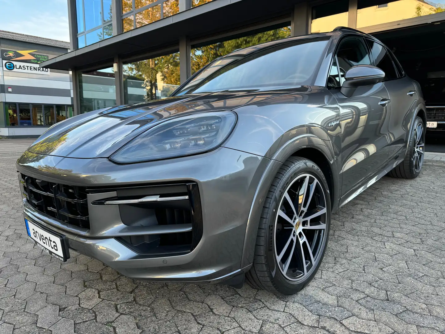 Porsche Cayenne E-HYBRID|-13%LP|SPORTDESIGN|SPORTABGAS|CARBON| Gris - 1