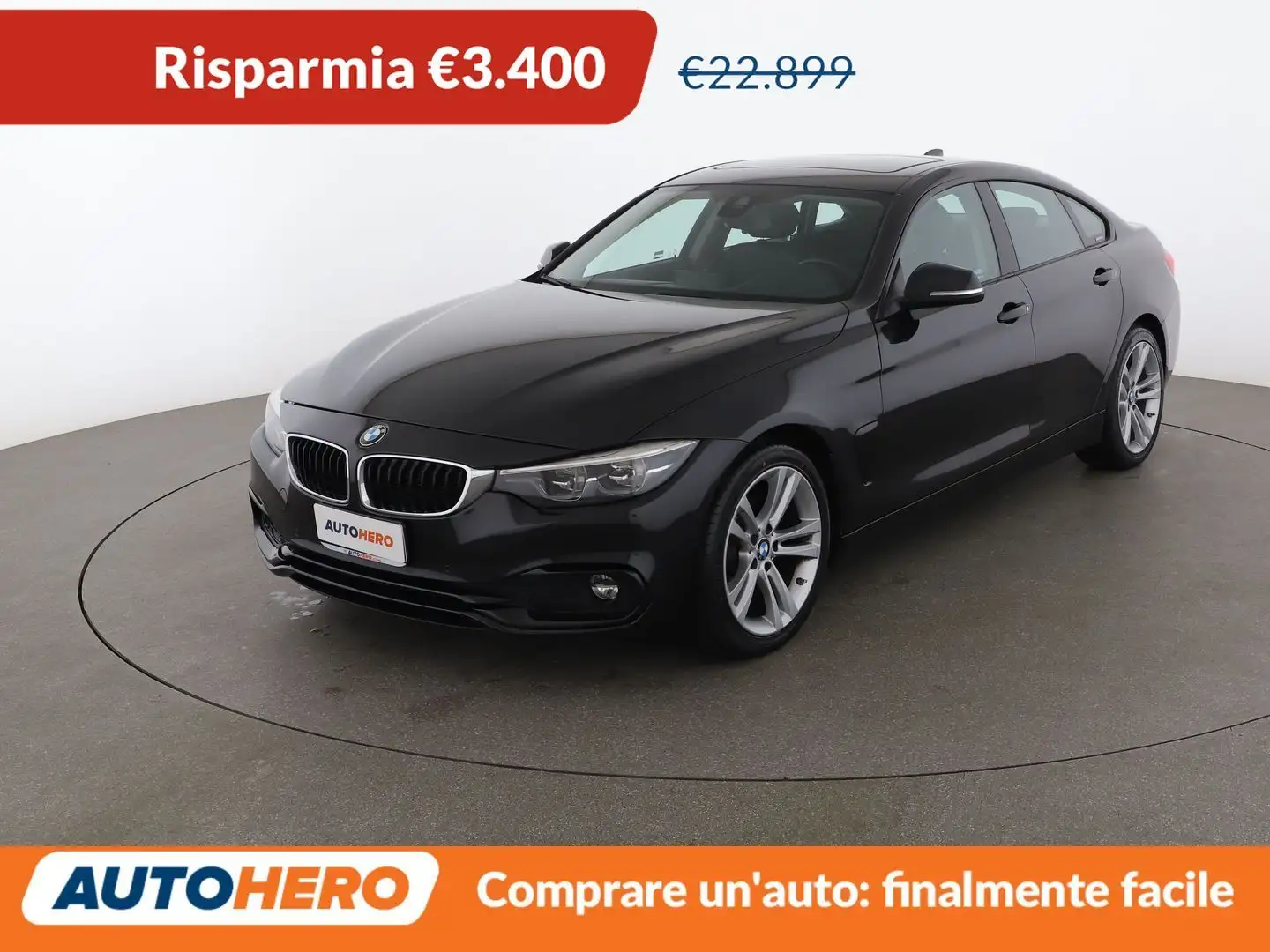 BMW 418 418d Gran Coupé Sport Line Negro - 1