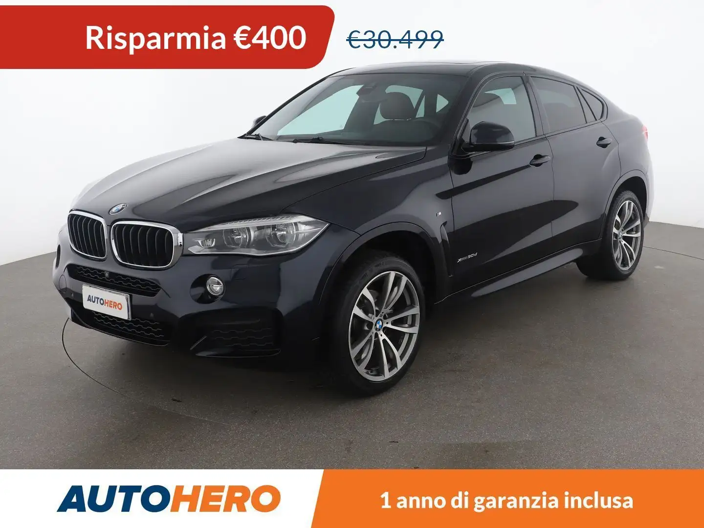 BMW X6 xDrive 30d Msport 258CV Nero - 1