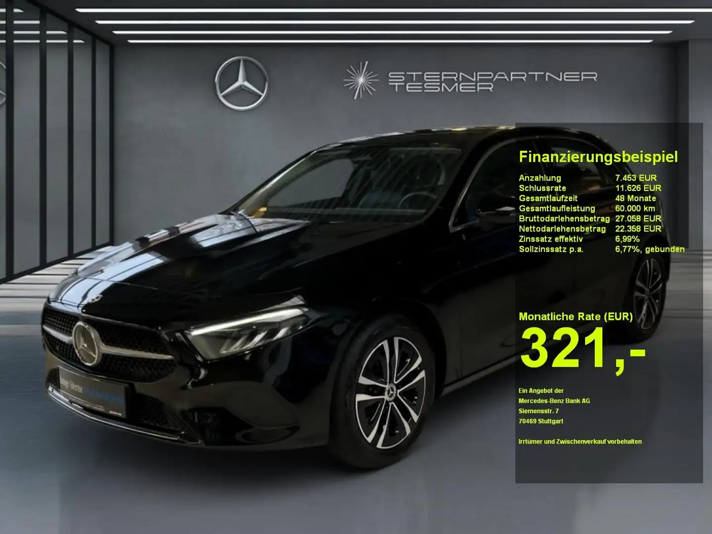 Mercedes-Benz A 250 e MBUX+Progressive+KAMERA+NAVI+AUT+SHZ Schwarz - 1