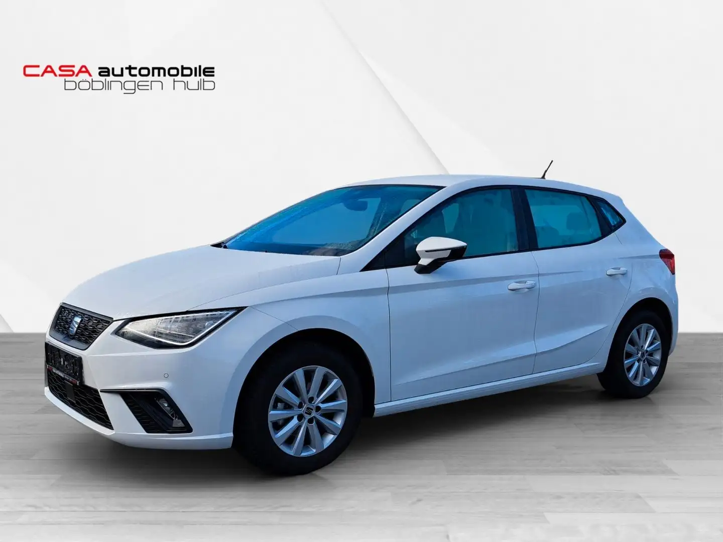 SEAT Ibiza Style 1.0 TSI Klima SHZ PDC Kamera Blanc - 1