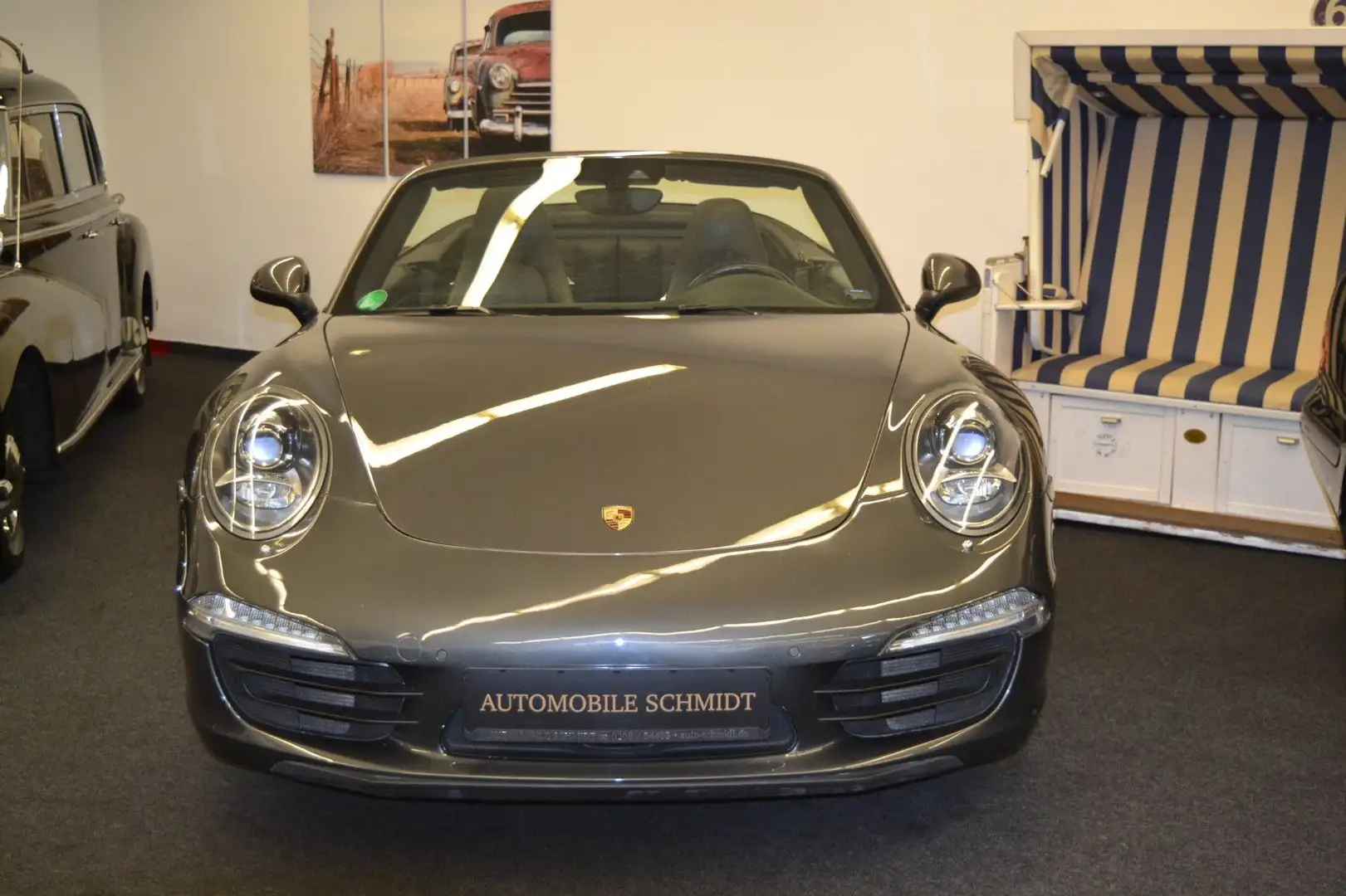 Porsche 991 CARRERA 4 CABRIO Gris - 2