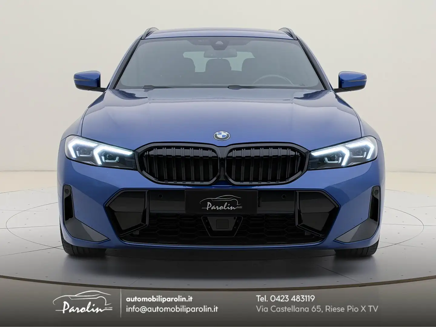BMW 320 d Touring mhev 48V MSport LED-Black Pack-ACC Blu/Azzurro - 2
