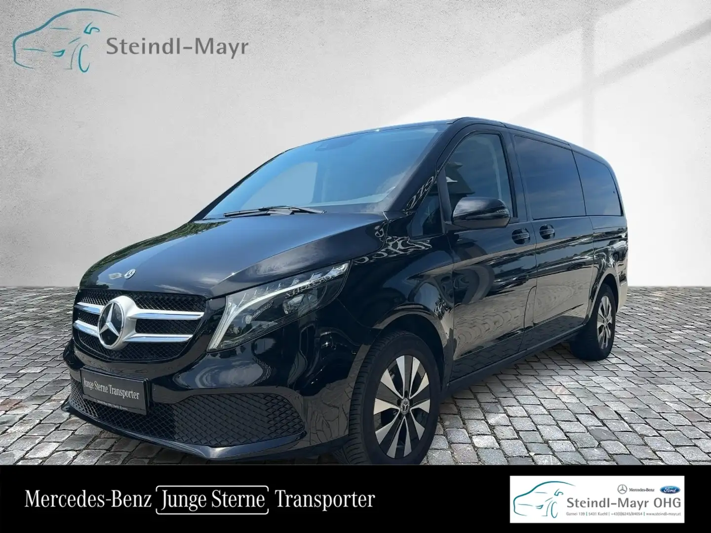 Mercedes-Benz V 220 d 4MATIC Lang Navi RKam LED PTS DAB Noir - 1