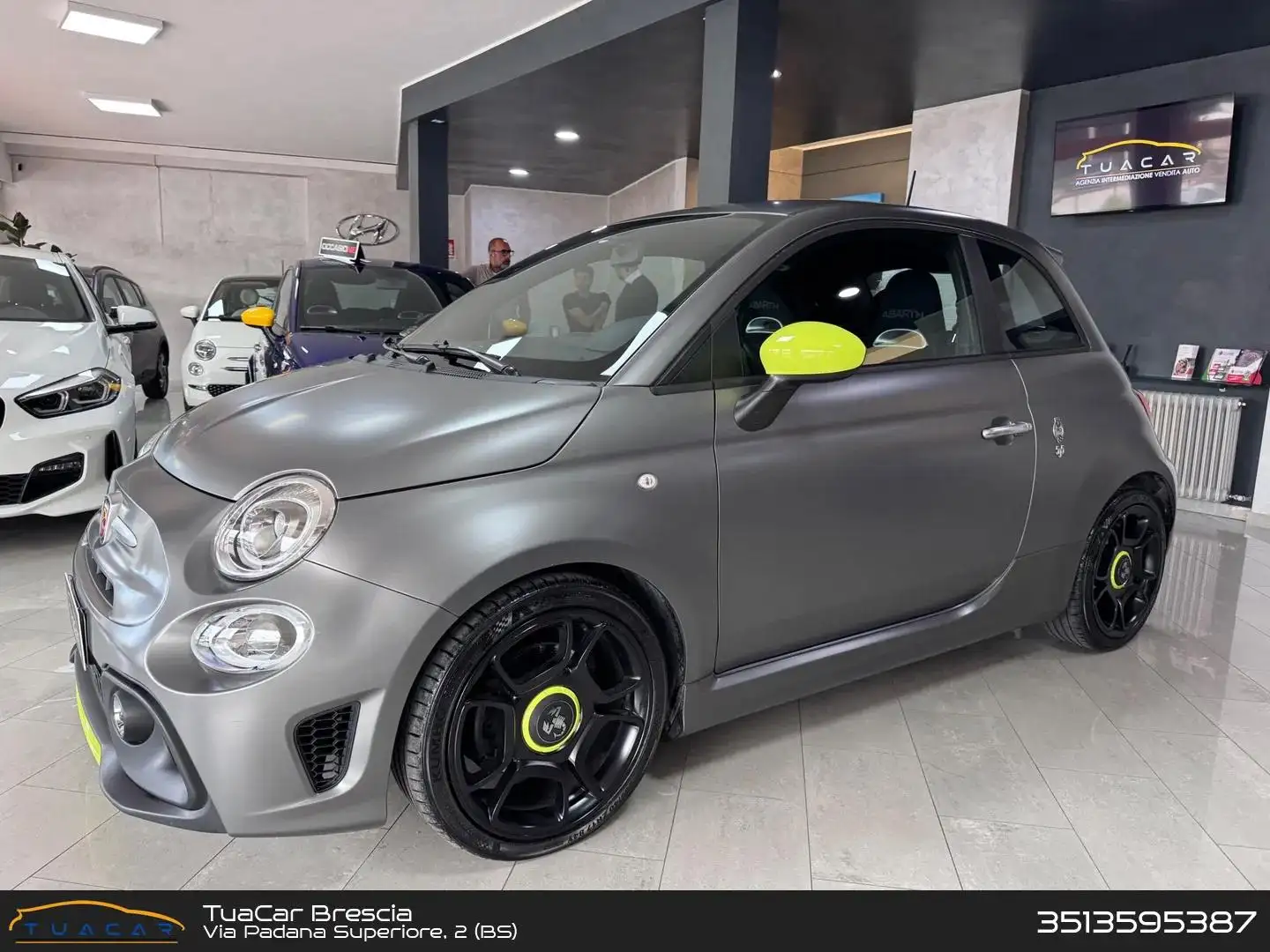 Abarth 595 Pista 1.4 T-Jet-- 70 anniversario Gris - 1