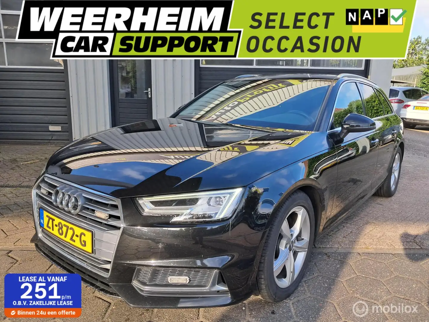 Audi A4 Avant 35 TFSI Sport Lease Edition Zwart - 1