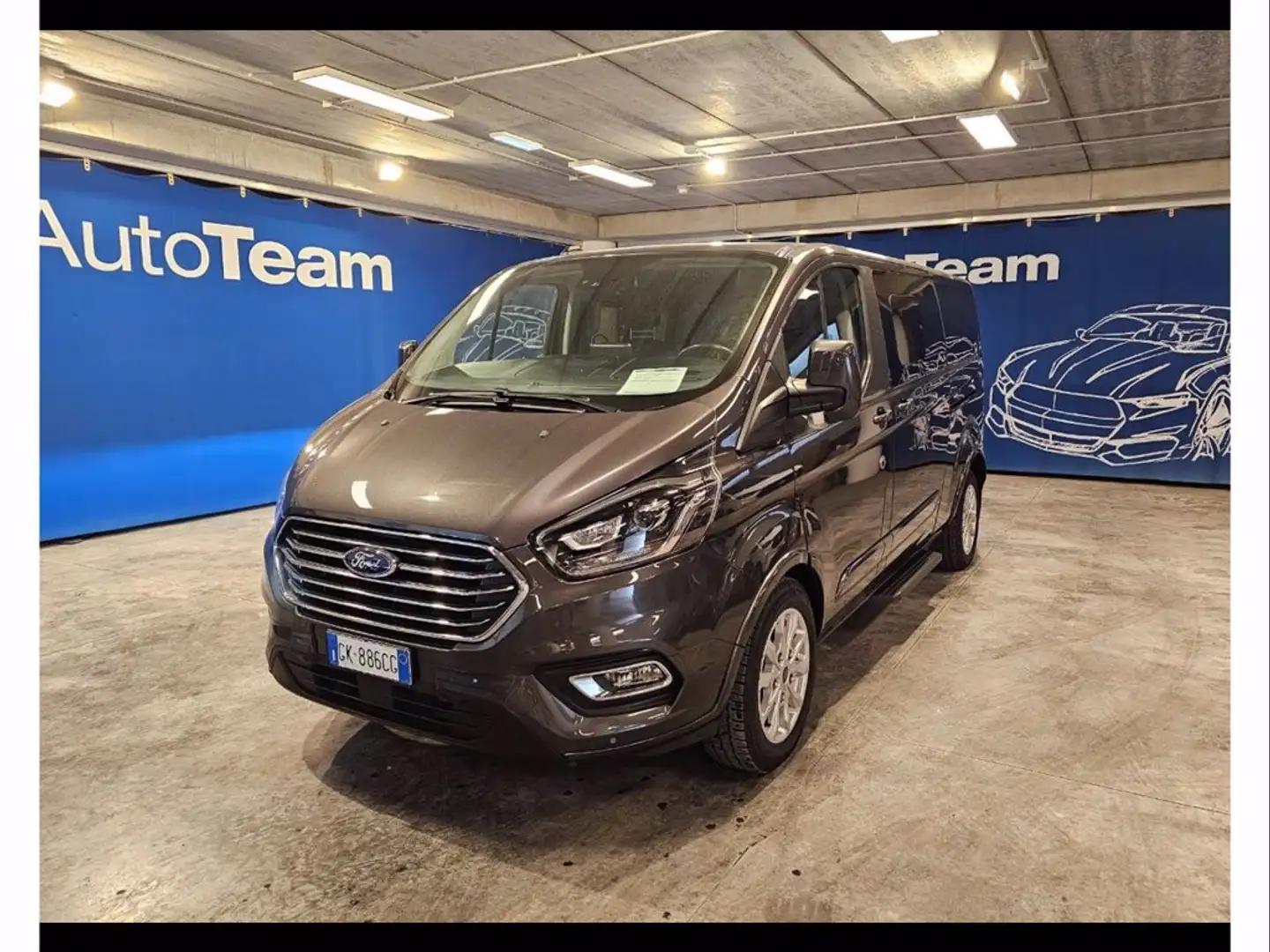 Ford Tourneo Custom 320 2.0 tdci 150cv mhev titanium l2h1 e6.2 Black - 1