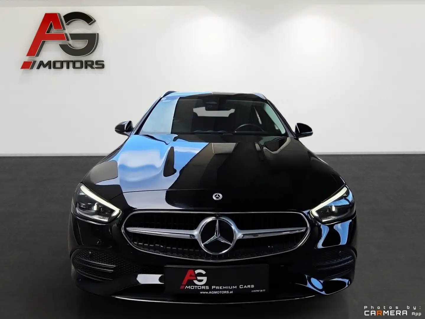 Mercedes-Benz C 200 d T Aut. AMG Line Schwarz - 2
