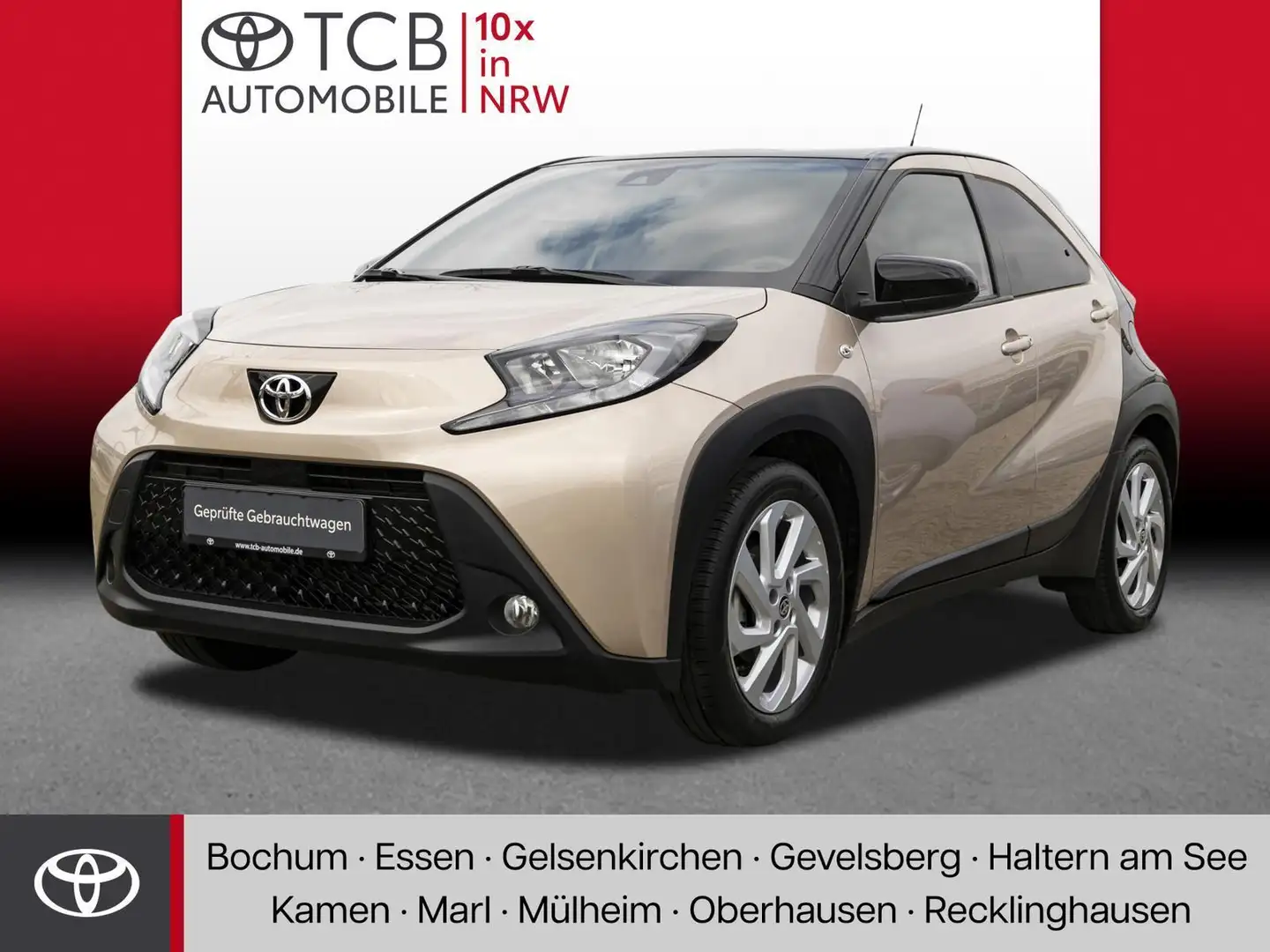 Toyota Aygo X 1.0 Teamplayer SHZ PDC KLIMA Beige - 1