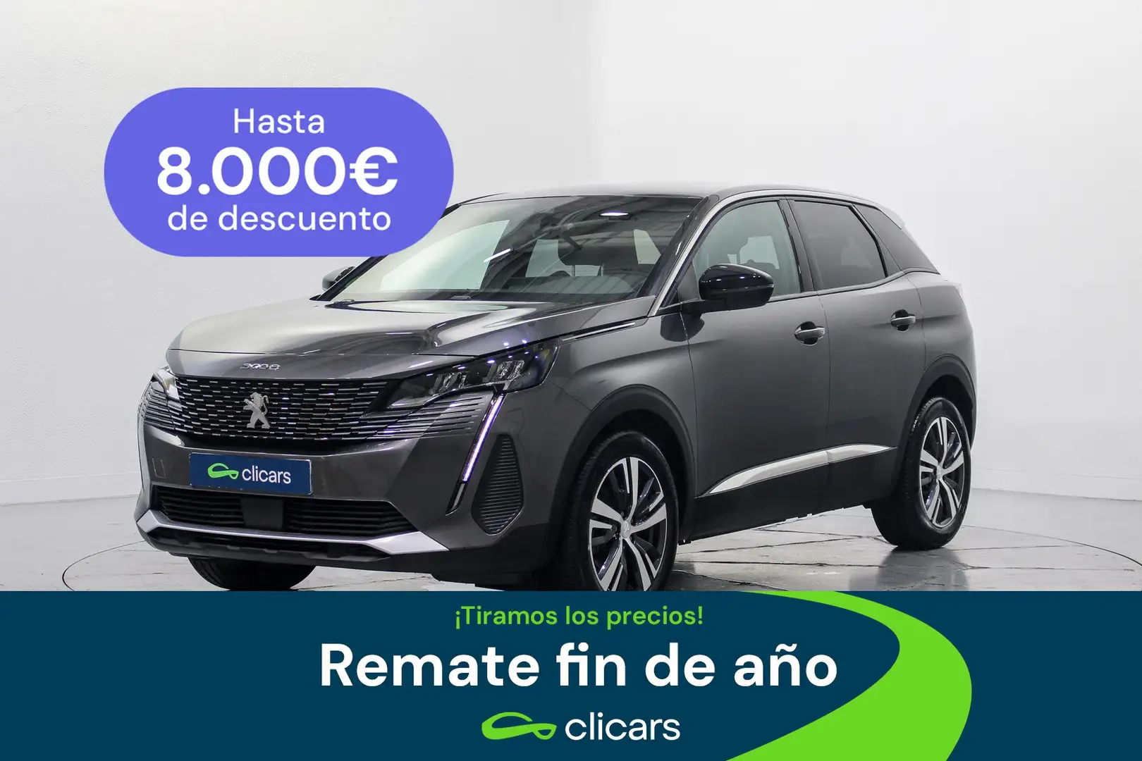 Peugeot 3008 1.2 S&S PureTech Allure Pack 130 Grau - 1