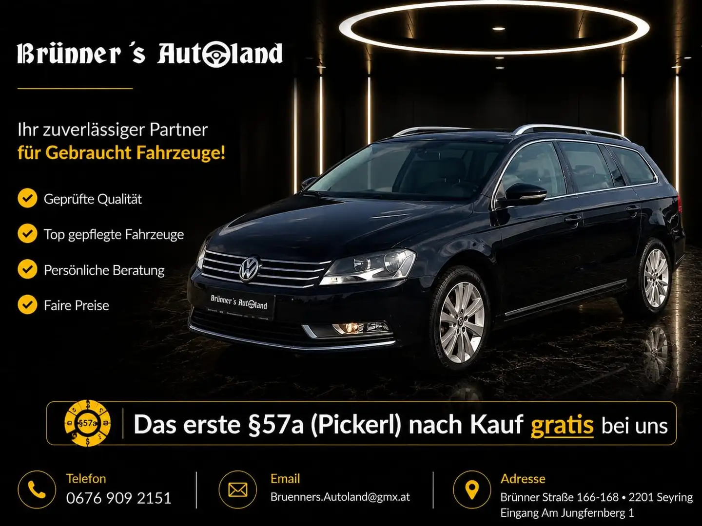 Volkswagen Passat Variant Passat Variant Trendline BlueMotion 1,6 TDI T Schwarz - 1