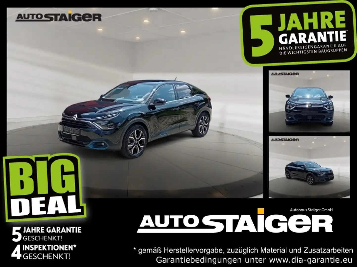 Citroen C4 -e Shine Elektro *Schiebedach*SHZ*LED* Schwarz - 1