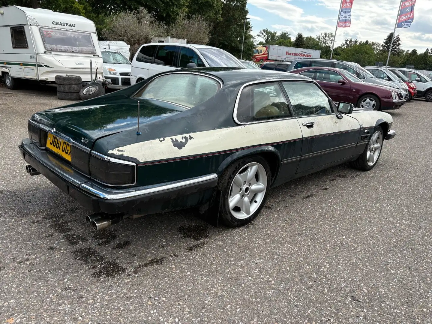 Jaguar XJS 4,0 Coupe Automatik Leder Klima Oldtimer Grün - 2