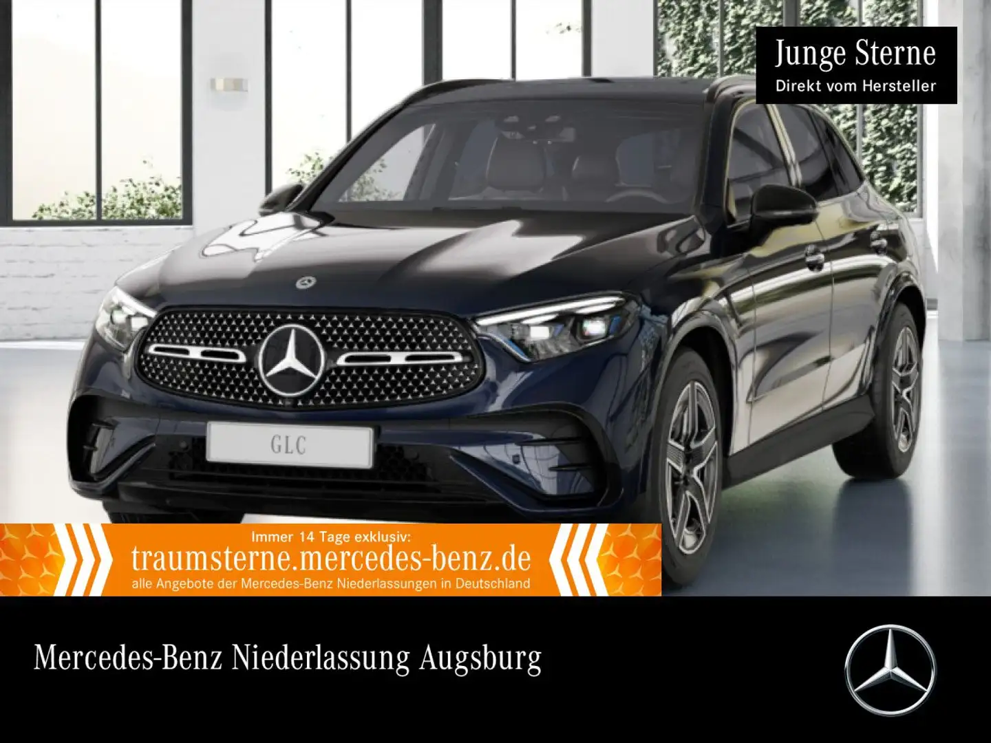 Mercedes-Benz GLC 400 e 4M AMG+NIGHT+PANO+360+BURMESTER+KEYLESS Blau - 1