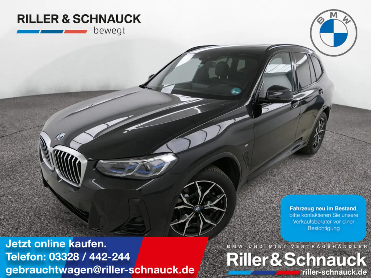 BMW X3 xDrive20d M Sport PANO+AHK+STANDHZG+LASER Schwarz - 1