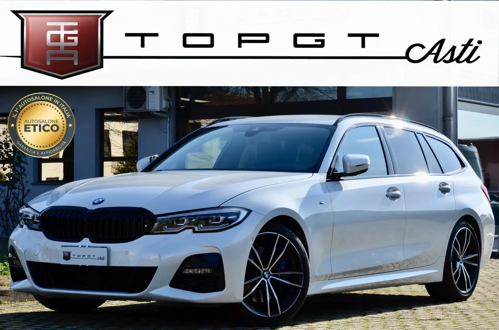 BMW 330 330d Touring xdrive Msport 265cv auto GARANZIA BMW Blanc - 1